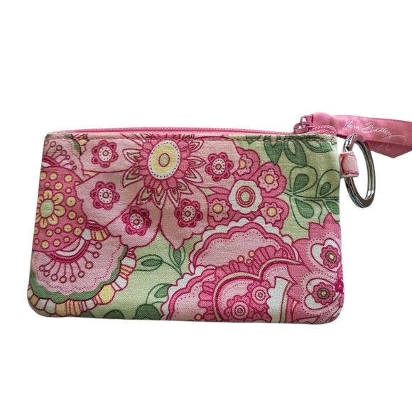 Lot - 4 Piece Set of Retired Pink Petal Vera Bradley Purse Wallet Accessories - Picture 7 of 13